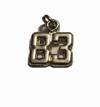 #83 Miniature Silver Colored Charm Pendant - $4.87