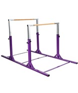 Kids Double Horizontal Bars Gymnastic Training Parallel Bars Adjustable-... - $464.14