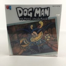 Dog Man Adventures 100 Piece Lenticular Jigsaw Puzzle University Games New - $29.65