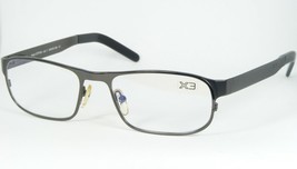 TRIPLE X Stockholm CITY-04 1 Gunmetal / Gris Lunettes Monture 54-18-135mm - £64.13 GBP