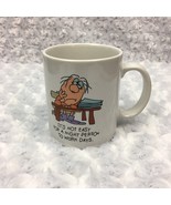 Night Day Shift Work Quote Cartoon Joke Funny Coffee Mug Hallmark Vintag... - £10.52 GBP