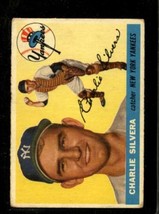 1955 Topps #188 Charlie Silvera Fair Yankees Dp Nicely Centered *NY5203 - £5.13 GBP