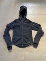 REI WindPro Womens Polartec Jacket XS Xsmall Black Hooded Jacket W/ Monk... - $472.40 MXN