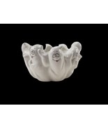 Ceramic Halloween Ghost Funny Faces Candy Dish Bowl S.E CHINA - £23.31 GBP