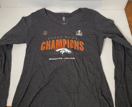 NFL 50th Super Bowl Champions Denver Bronco Country Long Sleeve Womens Large - £19.80 GBP
