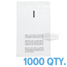 1000 - 8x10 Self Seal Suffocation Warning Clear Poly Bags 1.5 mil-LUX POLY - $39.59