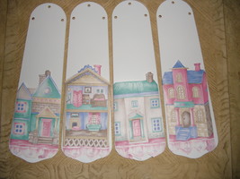 Custom  Victorian Doll House ~Pastel Colors ...Adorable! Ceiling Fan With Light - $118.75