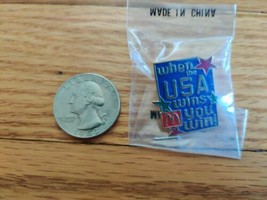 Vintage McDonald&#39;s &quot;When The USA Wins You Win&quot; Lapel Pin Uniform - £9.00 GBP