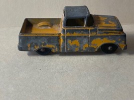 TootsieToy Diecast FORD F6 Pickup Truck 1:64 Original Yellow Paint 3&quot; Vtg. 1950s - £6.38 GBP