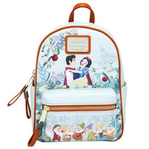 Snow White &amp; Seven Dwarfs (1937) Floral US Ex Mini Backpack - £76.04 GBP