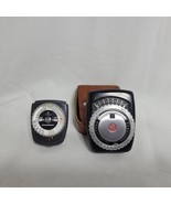 2 Light Meters GE General Electric Type PR-1 Exposure Meter + Gossen Pilot  - $45.33 CAD