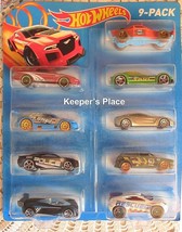 Mattel Hot Wheels 2014 Cars 9 Count Gift Pack Hard To Find New In Package - £9.57 GBP