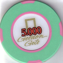 Paradise Golden Gate 5000 Won Korea Casino Chip - £7.89 GBP