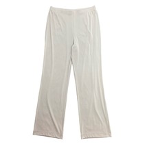 Easywear Chicos 2 Pull On Pants Women L Short Slinky Stretch Elastic Waist Beige - £14.45 GBP