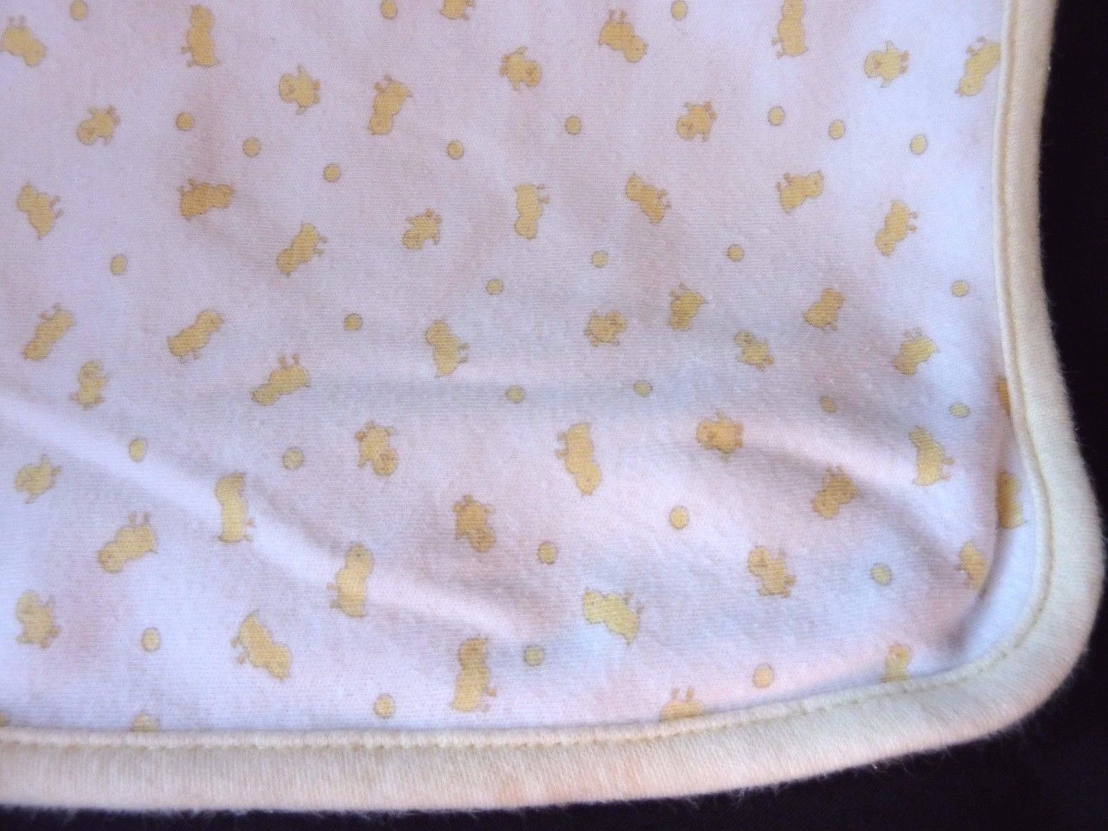 First Impressions Duck Chick Yellow White Baby Security Blanket Lovey - $24.45