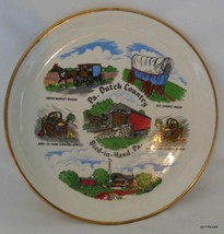 Vintage Plate Pa Dutch Country Bird-in-Hand 7.5&quot; Pennsylvania - £11.59 GBP