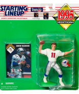 Football Figures Includes: Players Card &amp; Helmet-1995 Starting Lineup-BR... - $14.80