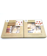 Lot of 2 Hampton Art Wood Garland Crafting Kits Fall Thanksgiving Pumpkin Theme