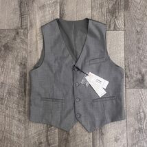 ELPA ELPA Boys Grey Formal Suit Vest MK2819-MJ1 Size 16 NWT - $29.69