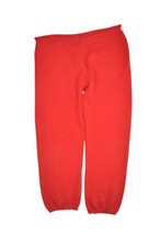 Vintage Dickies Sweatpants Mens M Red Warm Up Made in USA Gusset Blank - £19.28 GBP