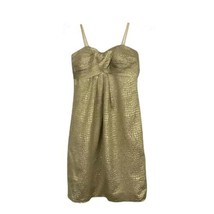Cache Women’s  Dress Size 2 Gold Strapless Cocktail Dress Holiday Party Bodycon - £20.71 GBP
