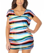 MSRP $78 Anne Cole Plus Size Mesh Tunic Cover-Up Swimsuit Size Medium - $48.63 CAD