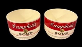 Vintage 1970&#39;s Campbell&#39;s Soup Bowls ( Set of 2 ) Rare Collectable Advertising - £17.87 GBP