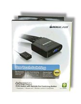 IOGEAR GCS24U 4-Port USB One Touch Switching KVM Switch w/ Remote Port B... - $29.95