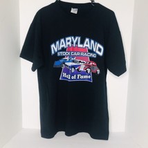 Maryland Stock Car Racing Hall Of Fame T Shirt Mens Large Vintage Speedway - £19.39 GBP