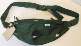 Nike Heritage Fanny Pack Hip Belt Bag Green New Mens Womens FB2846 - $31.63