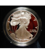 2000-P Proof Silver American Eagle 1 oz coin w/ box & COA - $85.00
