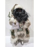 Christmas Mistletoe &amp; Sailing African American Coastal Santa Claus Doll 19" - $66.99