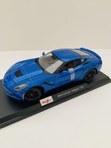 Maisto 2014 Corvette Stingray Z51 Diecast 1:18 Metal Blue Car Figure - £46.40 GBP