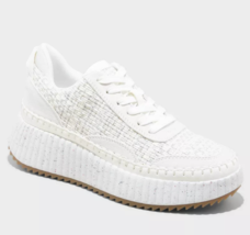 Universal Thread Damen Weiß Persephone Plateau Sneakers Memory Foam Einl... - €12,98 EUR