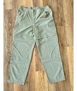 Columbia PFG Pants Mens Size XL Convertible Omni-Shade Khaki Brown Nylon... - $35.18 CAD