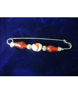 Red and White Scarf Pin - $75.23 MXN