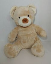 BUILD-A-BEAR teddy Plush tan beige cream snout ears sitting stitched eyes - $20.57