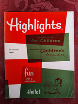 Highlights For Children Magazine December 1968 Activities Stories Puzzles! - £12.53 GBP