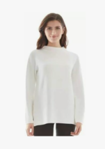 Women&#39;s Apt. 9® Funnel Neck Pullover Sweater Off White XL - $19.79