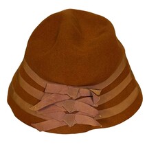 Vintage Dachettes designed by lilly dache hat one size ribbon accents - $27.72