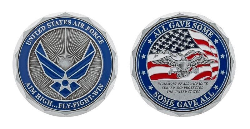 US AIR FORCE SERVICE MEMORIAL COIN - $18.69