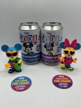 CHASE Neon Beach Mickey &amp; Minnie Mouse Funko Soda (LE of 1,600) - £66.39 GBP