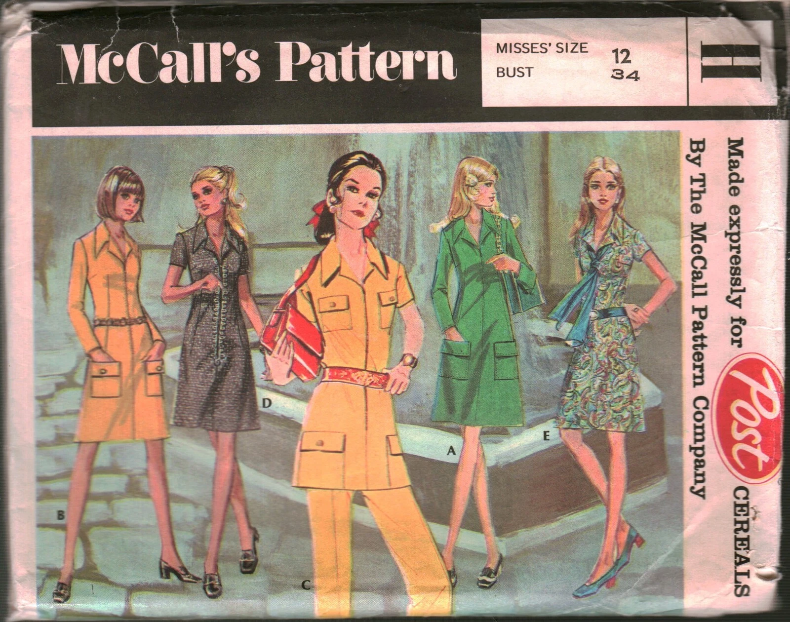 McCall&#39;s Pattern H (size 14, bust 36) - $8.20 CAD