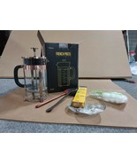 Veken French Press Coffee Maker 8 Cup With Mini Hand Mixer - $18.00