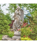 Zaer Ltd. 6FT Tall Large Magnesium-Based Cement Angel Statue for Outdoor... - £1,396.34 GBP