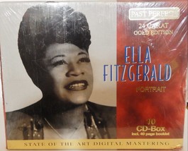 Ella Fitzgerald - 10 CD Box Set Past Perfect 24 Carat Gold Edition - Brand NEW - £40.08 GBP