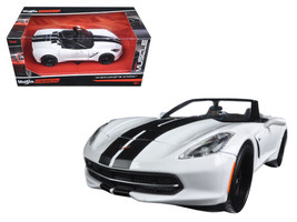 2014 Chevrolet Corvette Stingray Convertible White/Black &quot;Modern Muscle&quot;... - £31.66 GBP