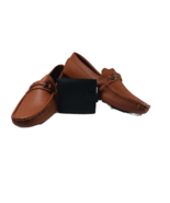Franco Vanucci Drive-141 Herren Fahrer Schuhe Größe 12 Brown &amp; Leder Etui - $94.04