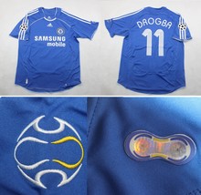 chelsea fc 2006 2007 jersey shirt drogba short sleeve premier league style - $85.00