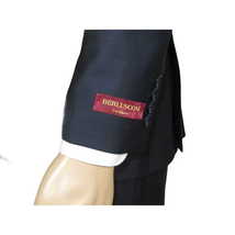 Men Suit BERLUSCONI Turkey Italian Wool 180's Double Breasted UGS94-12 Navy image 4